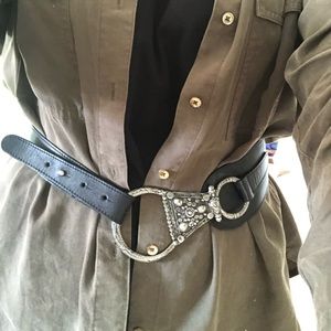 Agnes B Leather Belt
